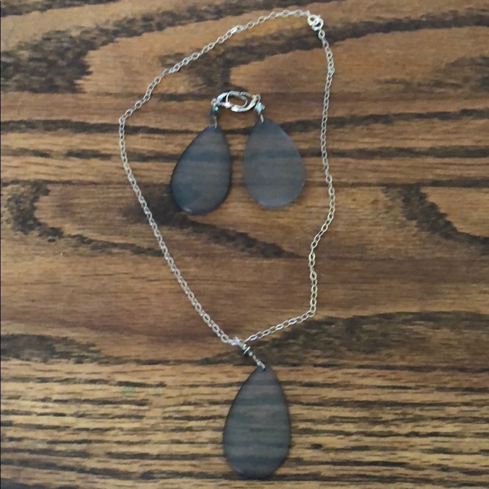Matching set of lucite material Handmade MEW